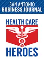 Logo for San Antonio Business Journal Healthcare Heroes